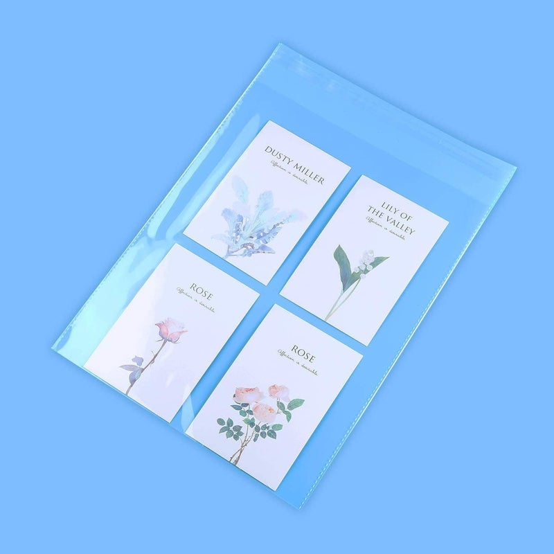 مراسل البريد الإلكتروني iMailer - عدد 100 - أكياس سيلوفان ذاتية الغلق مقاس 8 بوصة × 10 بوصة - أكياس بولي بلاستيكية شفافة قابلة للإغلاق من التشيلو لتغليف المطبوعات الفنية ومجوهرات الصور - Image 4